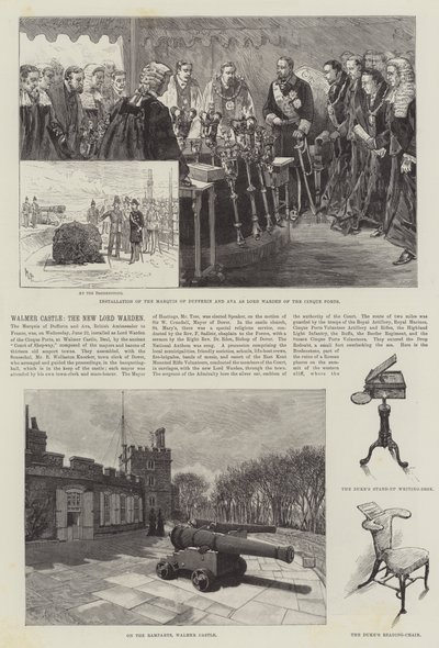 Castello di Walmer, il Nuovo Lord Warden da Melton Prior